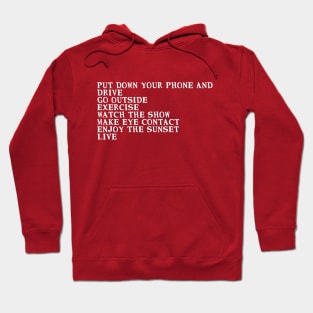 PUT DOWN YOUR PHONE AND... #4 Hoodie